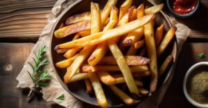 Przepis na frytki: Chrupiące, złociste - idealne!