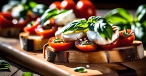 Przepis na bruschetta z mozzarellą: prosta rozkosz smaku!