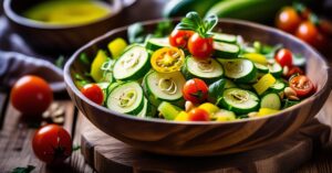 Przepis na sałatkę z cukinii: Lekka petarda smaków!