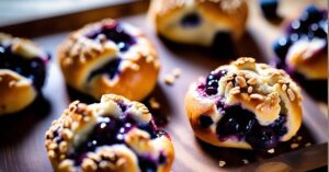 Przepis na jagodzianki z kruszonką: Idealne na upalne lato!