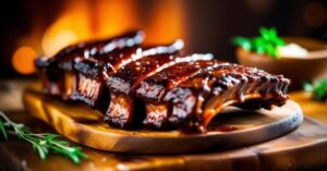 Żeberka z frytkownicy beztłuszczowej: Chrupiące i soczyste