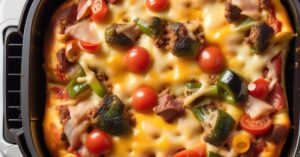 Zapiekanka z frytkownicy beztłuszczowej: Szybko i łatwo