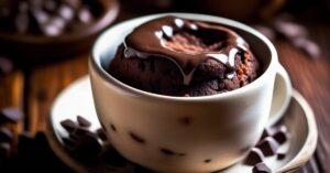 Babeczka z mikrofali: Szybki przepis na deser w minutę