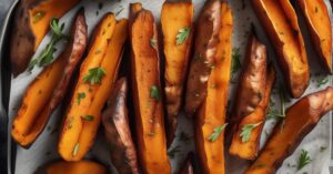 Frytki z batatów z frytkownicy beztłuszczowej: Przepis